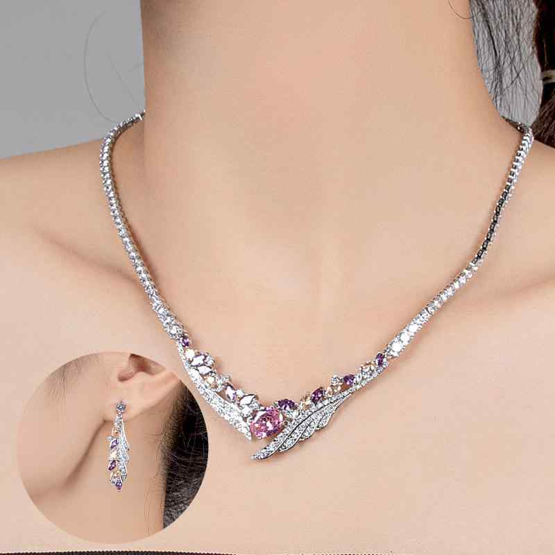 結婚式 アクセサリー セット レディース シンプル 天使 羽 パーティー ゴージャス キラキラ ピアス ネ..