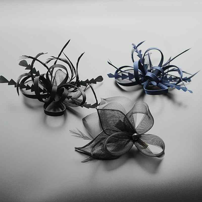 ヘアアクセ 大人 上品 エレガント レディース 韓国 レトロ ブローチ チャイナ風 リボン フェザー 花 メ..