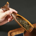 中国 茶具 茶匙 無垢材 一体式 シャベル サンダルウッド 葉 掬う ティースプーン レトロ アクセサリー 魚型 耐久性 防湿 おしゃれ 赤 黒