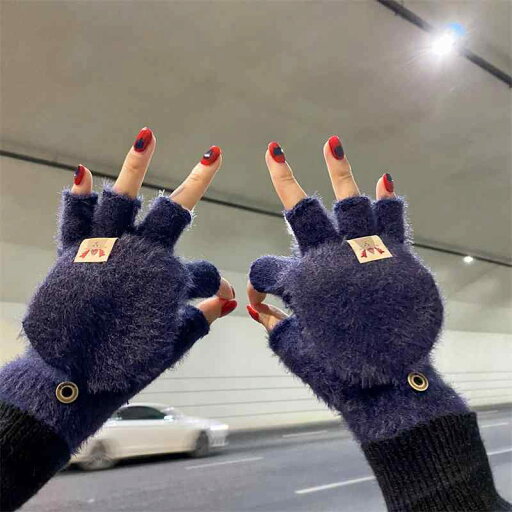 手袋 レディース 大人 韓国 もこもこ ふわふわ 冬 ウール 暖かい 防寒 保温 厚手 普段使い 外出用 通学 半指 カバー シンプル カーキ ピンク グレー 手袋 レディース 大人 韓国 もこもこ ふわふわ 冬 ウール 暖かい 防寒 保温 厚手 普段使い 外出用 通学 半指 カバー シンプル カーキ ピンク グレー