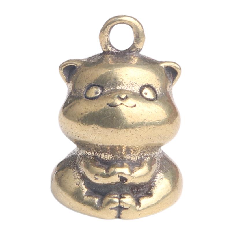 チャーム パーツ 真鍮 アンティーク調 縁起物 コレクション オブジェ キーホルダー ペンダント アクセサリー 小物 雑貨 かわいい 招き猫