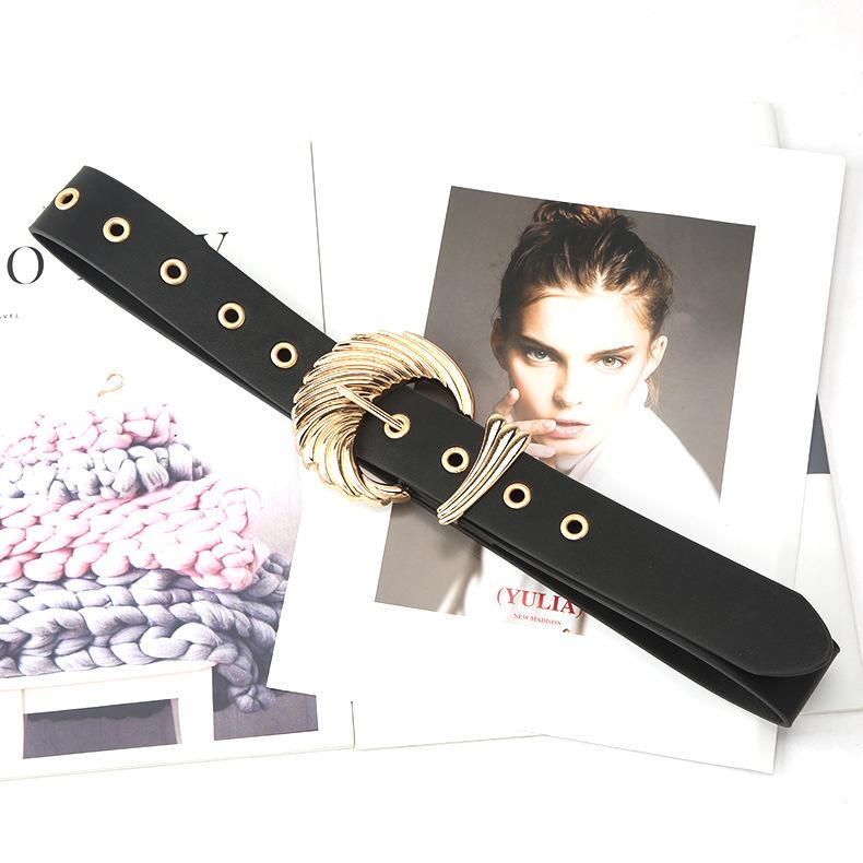 ベルト レディース PUレザー ウエストマーク ワンポイント アクセサリー 装飾 小物 シンプル カジュアル エレガント おしゃれ 黒