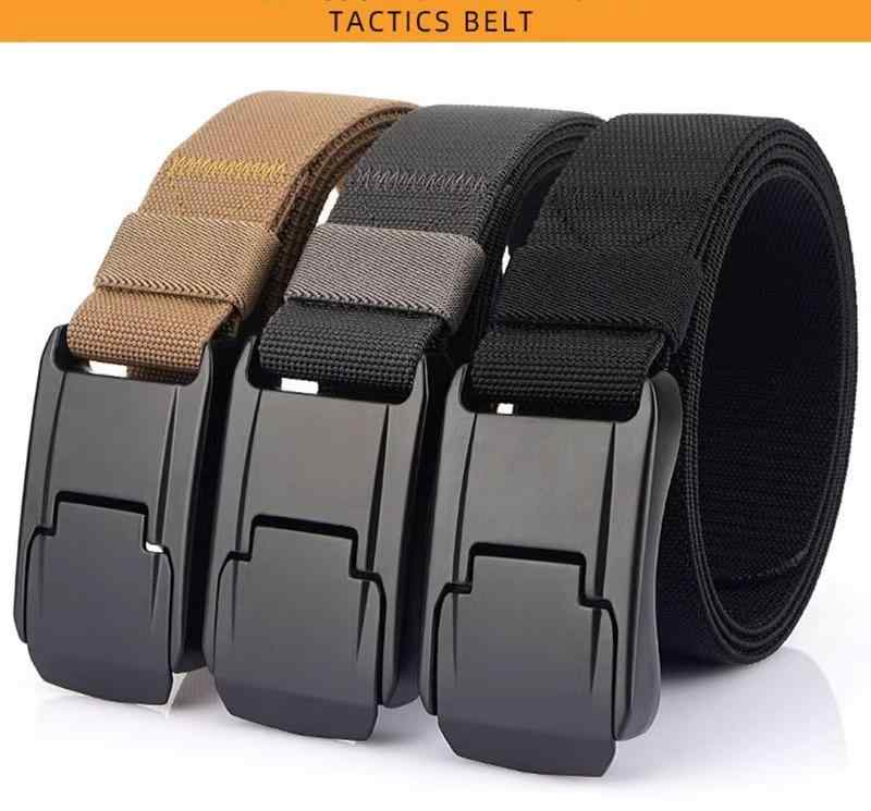 ベルト メンズ 穴なし 無段階 紳士 速乾 弾性 スライドバックル ナイロン キャンバス 合金 カジュアル 普段使い 黒 青 緑 無地 ストライプ シンプル
