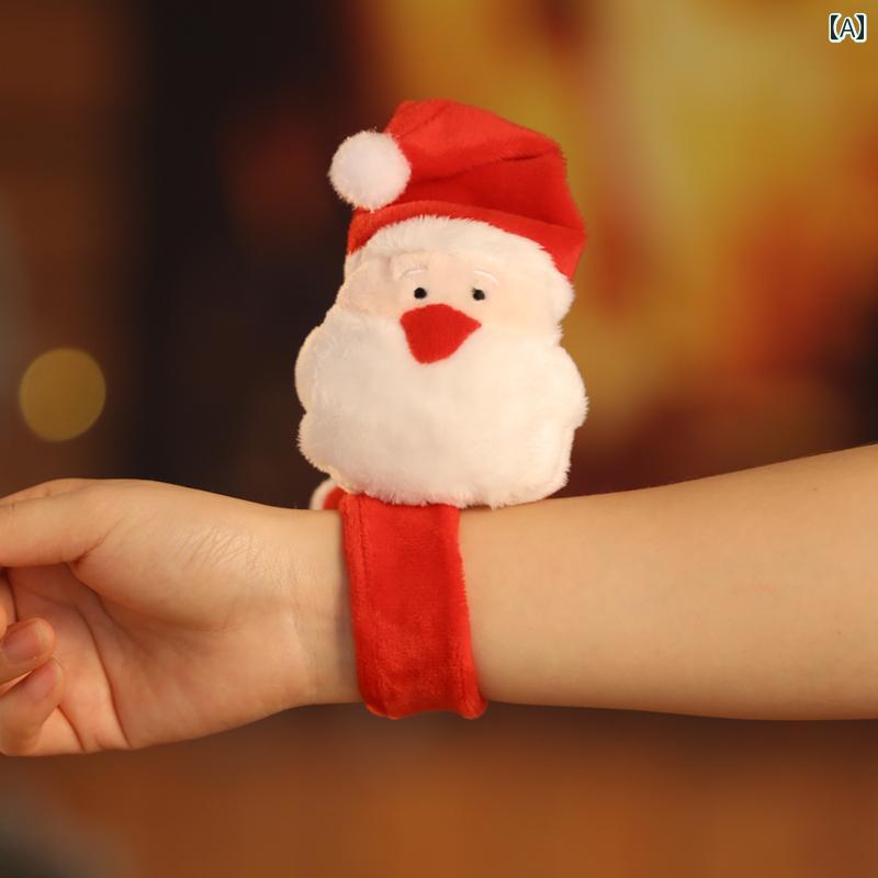 クリスマス 飾り デコレーション ブレスレット アクセサリー 写真 撮影 小道具 子供 ギフト おしゃれ 小さめ かわいい サンタ トナカイ ツリー セット