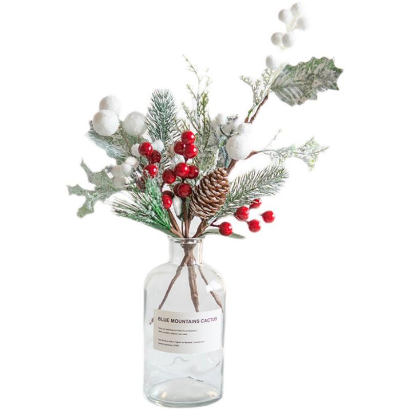 クリスマスグッズ 雑貨 装飾 飾り インテリア 家庭用 ショップ フラワーアレンジメント用 挿し木 実 松ぼっくり 小さめ おしゃれ シンプル