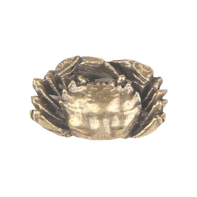Tankuki （Raccoon） - 真鍮 オブジェ レトロ 小さめ カニ 卓上 装飾品 動物 ブロンズ 彫刻 ミニ 工芸 茶 アンティーク調 ヴィンテージ風 小物 置物 飾り 銅