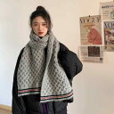マフラーレディース おしゃれ 女性 婦人 メンズ 男性 紳士 韓国 秋冬 暖かい 保温 カジュアル 通勤 通学 普段使い アイボリー グレー ロープ編み 凸凹 ライン(4)