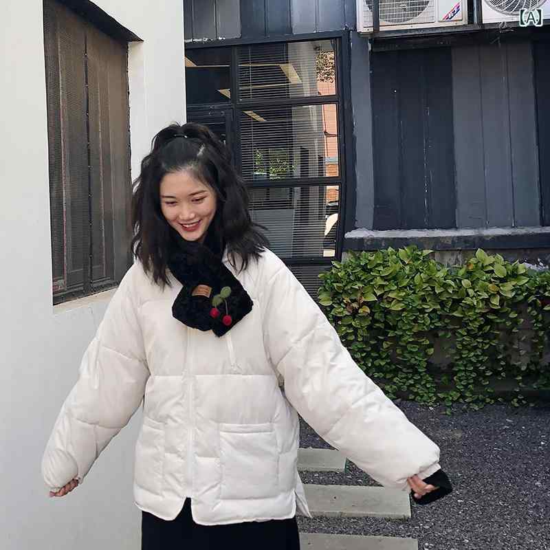 マフラーレディース おしゃれ 女性 婦人 こども 女の子 男の子 韓国 秋冬 暖かい 保温 カジュアル 通勤 通学 普段使い 黒 キャメル さくらんぼ 無地 差し込み