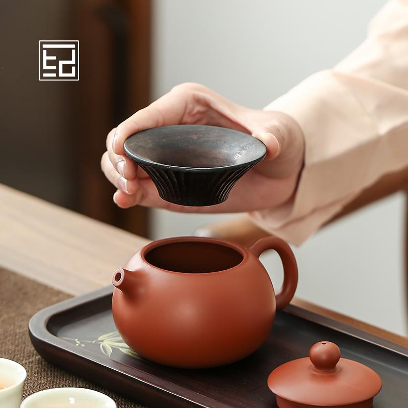 中国茶 茶漏 漏斗 茶道 道具 木製 黒檀 エボニー 無垢材 六君子 茶葉 注ぎ口 家庭用 来客 アクセサリー 雑貨 小物 用品 セット おしゃれ アンティーク調 練習 お稽古 ギフト 手作り