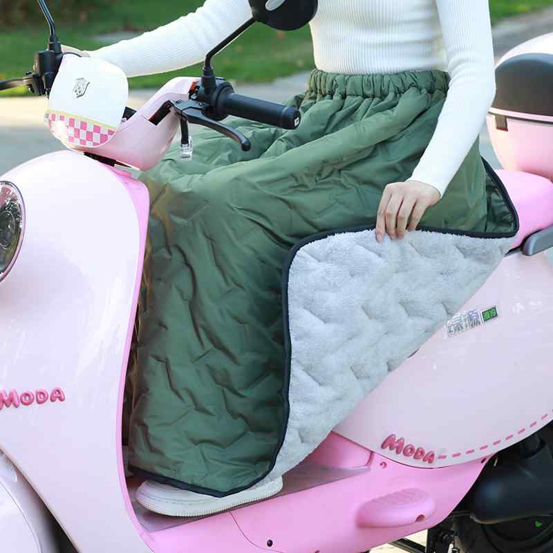 バイク 防寒 ひざ掛け 冬 巻き付け レッグカバー ウエストゴム バックル 裏起毛 厚手 保温 保護 防風 ..
