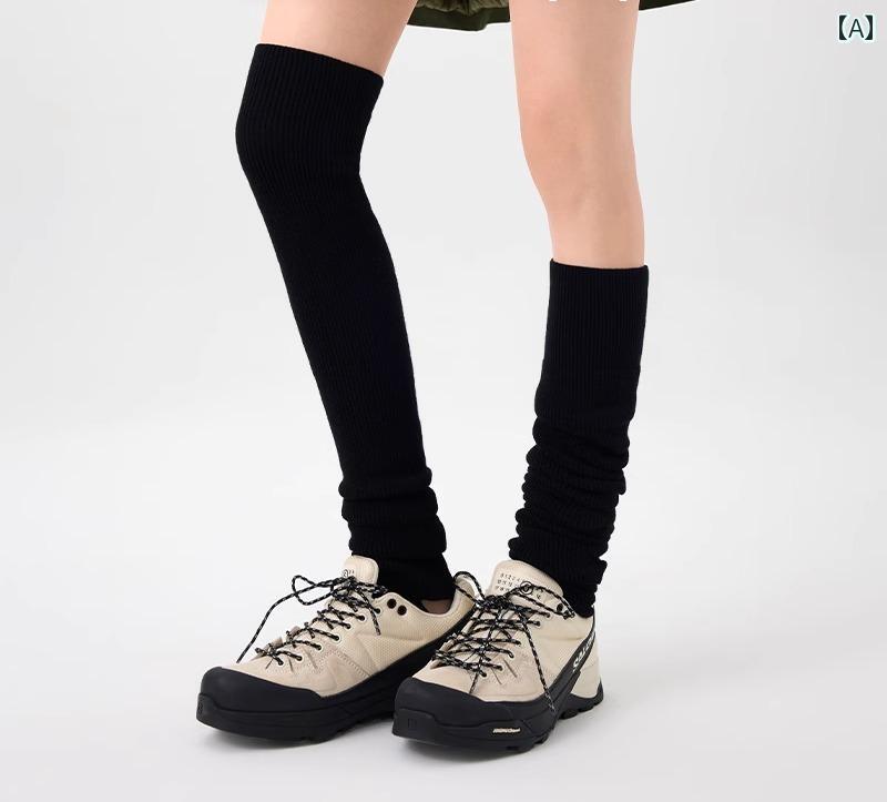 レディース レッグウォーマー 秋冬 トレンカ ニーハイ 厚手 防寒 保温 足元 冷え対策 ぽかぽか 暖かい ..