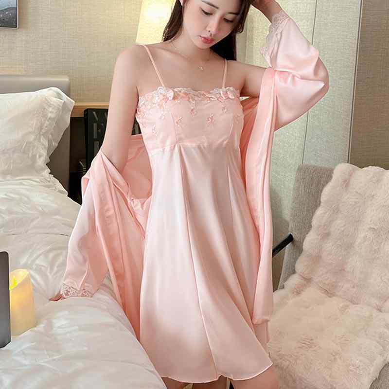 セクシー ネグリジェ ナイト ベビードール ランジェリー 涼しい クール 快適 ガウン 胸パッド 夏 秋 スリング パジャマ フェミニンレース チューブトップ