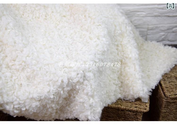 生地 ふわふわ 布 フェイクプードルファー カール毛 ハンドメイド 手芸 リメイク 人形 着ぐるみ 背景 ..