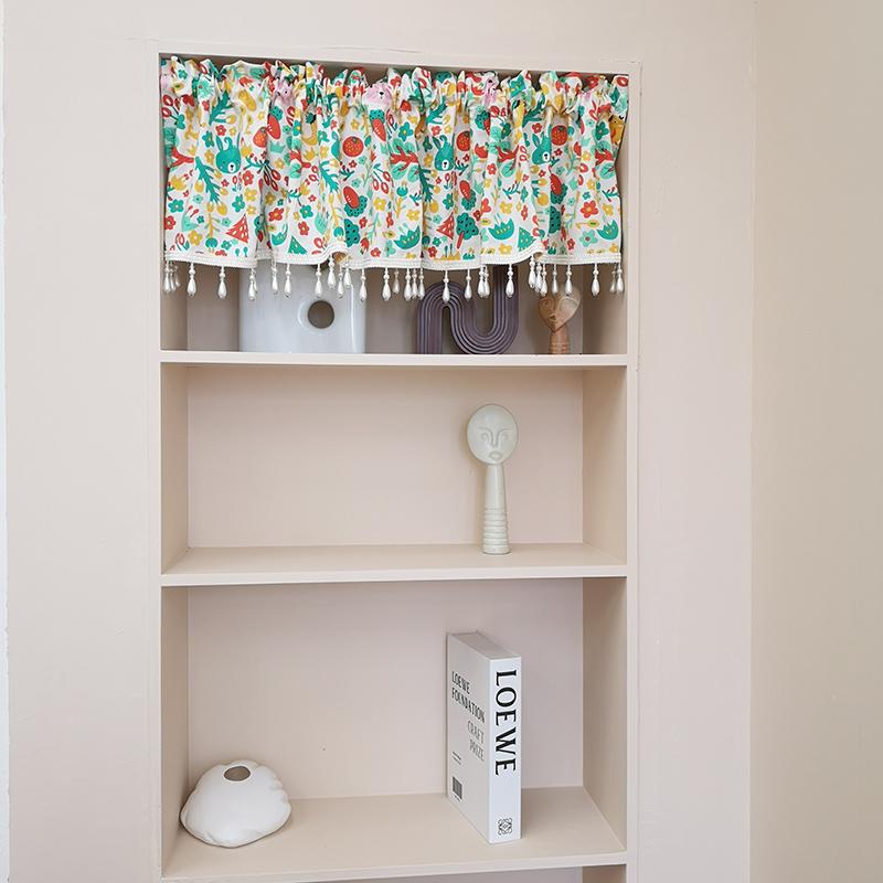 カフェ カーテン 目隠し 本棚 防塵 間仕切り 黒 人参 うさぎ おしゃれ シンプル 模様替え ペンダント ..