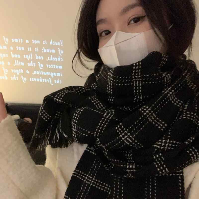 マフラー レディース かわいい 女性 婦人 ティーン 韓国 冬 厚手 暖かい 保温 ショール カジュアル 普..