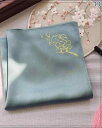 ハンカチ 刺繍 花 中国 レトロ クラシック ノスタルジック 吸汗性 スクエア スカーフ チャイナ風 レディース メンズ ワンポイント