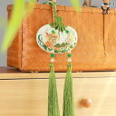 におい袋 レトロ チャイナ風 ビーズ チャーム タッセル 漢服 携帯用 小物 雑貨 小さめ 刺繡 花柄 うさぎ いちご かわいい オレンジ ピンク...