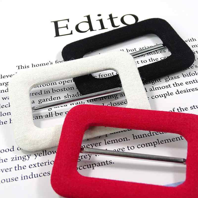 ベルト バックル レディース 綿 麻 無地 普段使い 調節可能 スクエア シンプル カジュアル おしゃれ コート 白 黒 赤 ピンなし