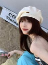 ベレー帽 レディース おしゃれ 帽子 大人 春夏 韓国 ニット 柔らかい 通気性 薄手 小顔効果 チョボ付き バスクハット 小物 レジャー 旅行 ショッピング 普段使い 無地 シンプル カジュアル フェミニン レザーパッチ 装飾 黒 青 カーキ