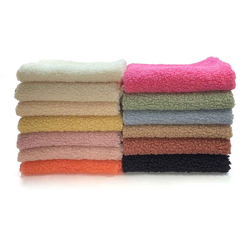 ふわふわ 生地 布 厚手 もこもこ 柔らかい 手作り DIY用 ハンドメイド 手芸 ぬいぐるみ 人形 シンプル 無地 ピンク オレンジ 黄