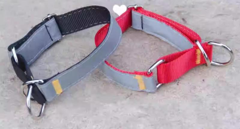 首輪 犬 反射機能 夜光付き 散歩 外出 お出かけ ペット用品 調節可能 フック 小型 中型 イタグレ ウィピット シンプル 無地 赤 緑 黒