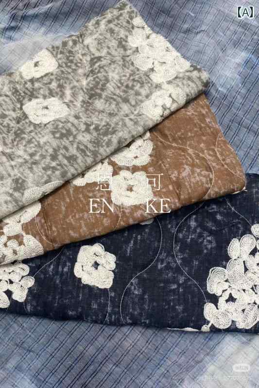 キルティング 生地 厚手 韓国 綿 レース 秋冬 刺繍 ジャケット パンツ ルームウェア 手作り 柔らかい 暖かい おしゃれ カバー グレー 黒 茶