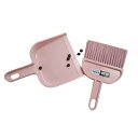 ちりとりほうき セット 小さめ ペット用品 小動物 ハウス クリーニング 掃除 ケージ ウサギ モルモット ハムスター シンプル 無地 ピンク 青