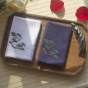 ハンカチ レディース ギフト メンズ 刺繍 綿 松 レトロ 汗拭き 手ぬぐい 正方形 誕生日 優雅 おしゃれ ワンポイント 白 ピンク アプリコット
