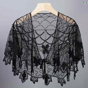 スパンコール ボレロ 半袖 薄手 羽織り 透け感 メッシュ レディース ショール エレガント ショート丈 パーティー ダンス衣装 キラキラ おしゃれ 黒 赤 シ...