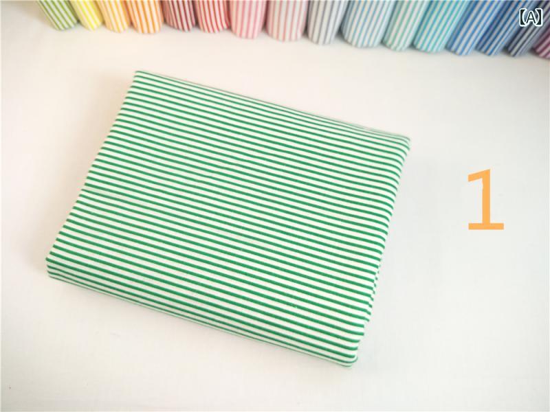 生地 コットン 布 柄 おしゃれ ストライプ プリント 薄手 幅155 160 長さ50cm ハンドメイド リメイク 手作り 服飾 手芸 材料 素材 資材 雑貨 寝具 カーテン 入学 準備 バック ポーチ パッチワーク 衣類 ピンク 青 黄色