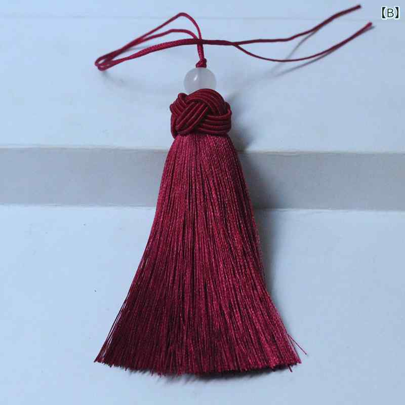 タッセル 房飾り おしゃれ 装飾 手芸 裁縫 紐 小物 吊り下げ アクセサリー インテリア カーテン 車内 扇子 チャイナ服 赤 ピンク 青