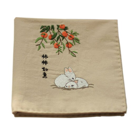 ハンカチ レディース メンズ カップル 大人 ギフト 普段使い 携帯用 チャイナ風 レトロ スクエア 小さめ 刺繡 うさぎ 福字 開運 おしゃれ ハンカチ レディース メンズ カップル 大人 ギフト 普段使い 携帯用 チャイナ風 レトロ スクエア 小さめ 刺繡 うさぎ 福字 開運 おしゃれ