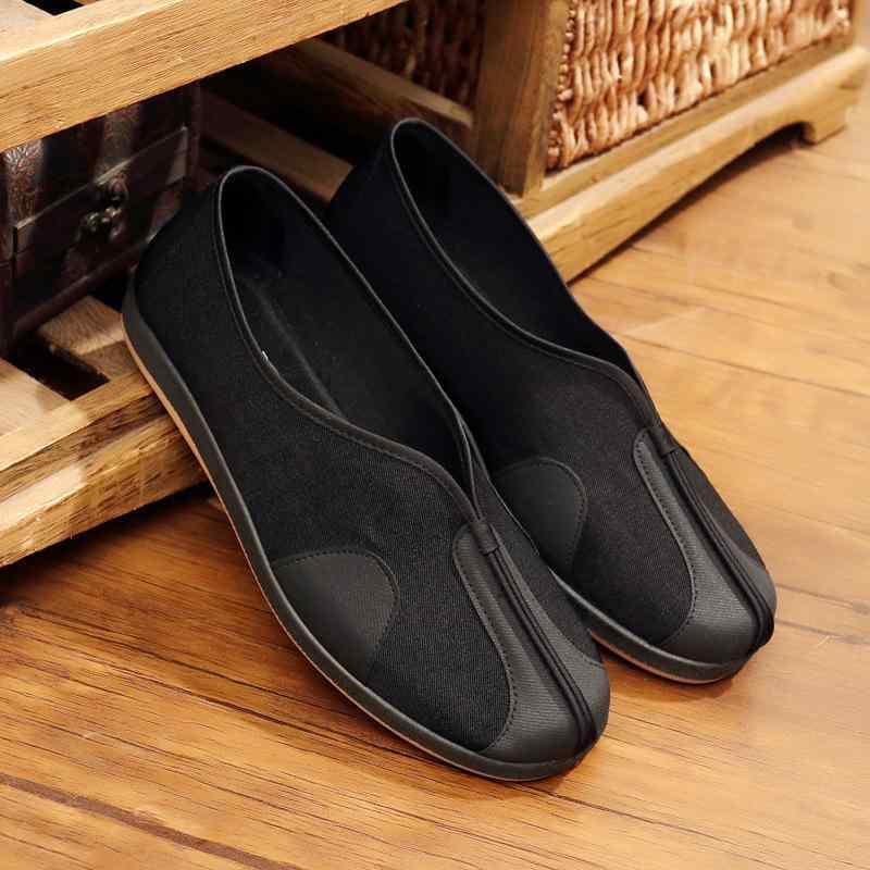 シューズ メンズ 中国伝統布靴 カンフーシューズ 普段使い 滑り止め ラバーソール エスニック レトロ ..