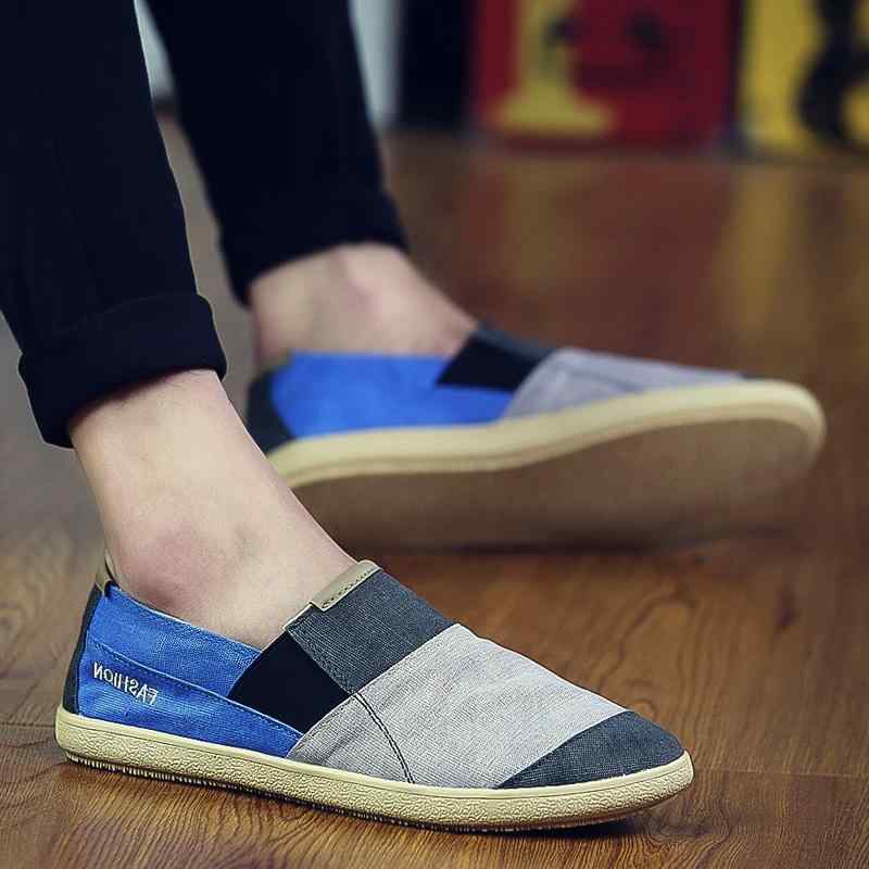 シューズ メンズ 男性用 カジュアル スリッポン キャンバス ローカット 布製 通気性 軽量 快適 普段使..
