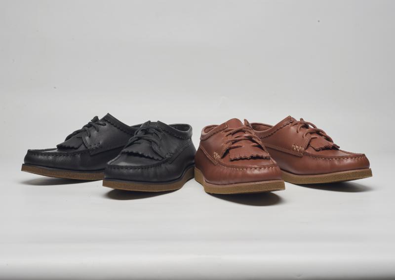 メンズ シューズ モカシン ローファー デッキシューズ 革 牛革 レースアップ プレーントゥ カジュアル 普段使い 通勤 レッドブラウン ブラック