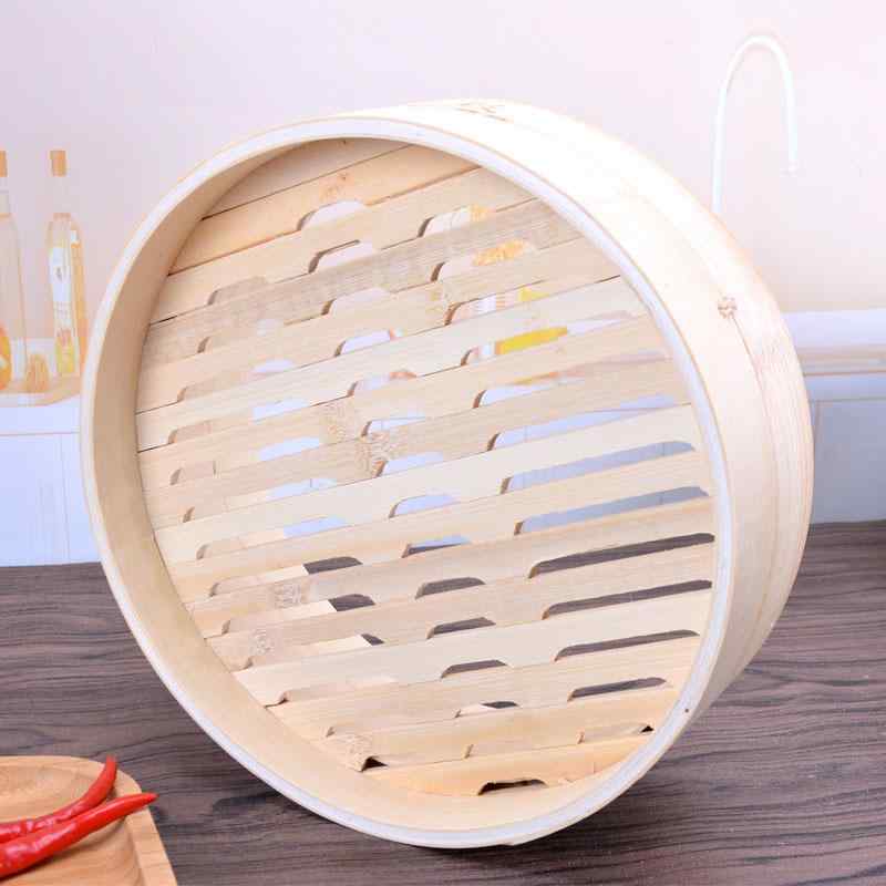 蒸し器 竹製 家庭用 業務用 小型 深型 肉まん 餃子 蒸しパン 飲茶 点心 シュウマイ 蒸し籠 せいろ 円形 多段式 18cm 21cm 24cm 27cm 30cm