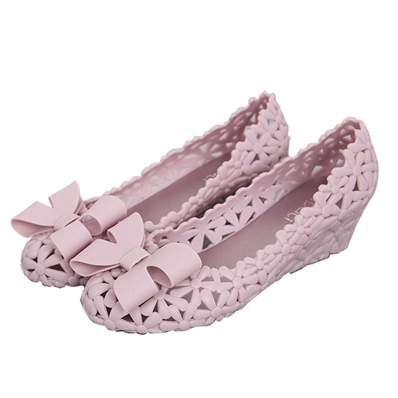 レインシューズ レディース ウェッジソール 厚底 ラバーサンダル 防水 滑り止め 通気性 ビーチサンダル ゼリーサンダル 韓国風 おしゃれ 春夏 パープル ブラック ブルー グレー クリアカラー ブラウン