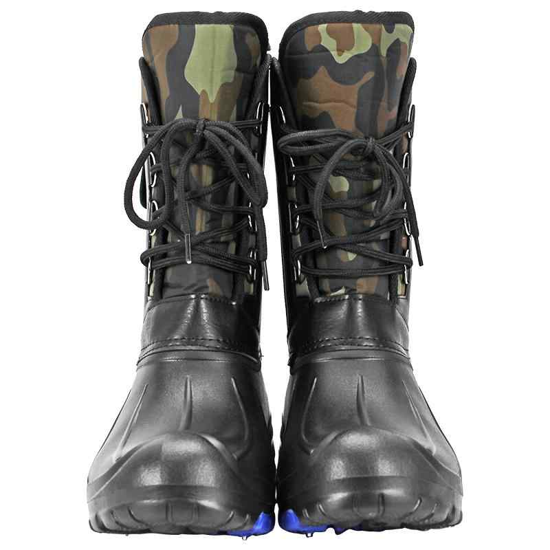 ブーツ メンズ レディース 男女兼用 冬用 寒さ対策 暖かい 防寒 滑り止め グリップ力 防水 アッパー 釣り フィッシング 雪道 裏起毛 中綿 ミドル丈