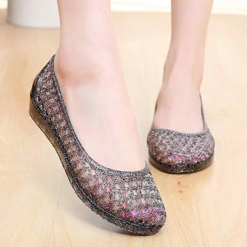 サンダル レディース 夏物 ビーチ リゾート ビーチ デイリー つま先保護 クローズドトゥ フラットヒー..