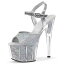 サンダル レディース 15cm ハイヒール ストーム ピンヒール シルバー スパンコール クリア エナメル オ..