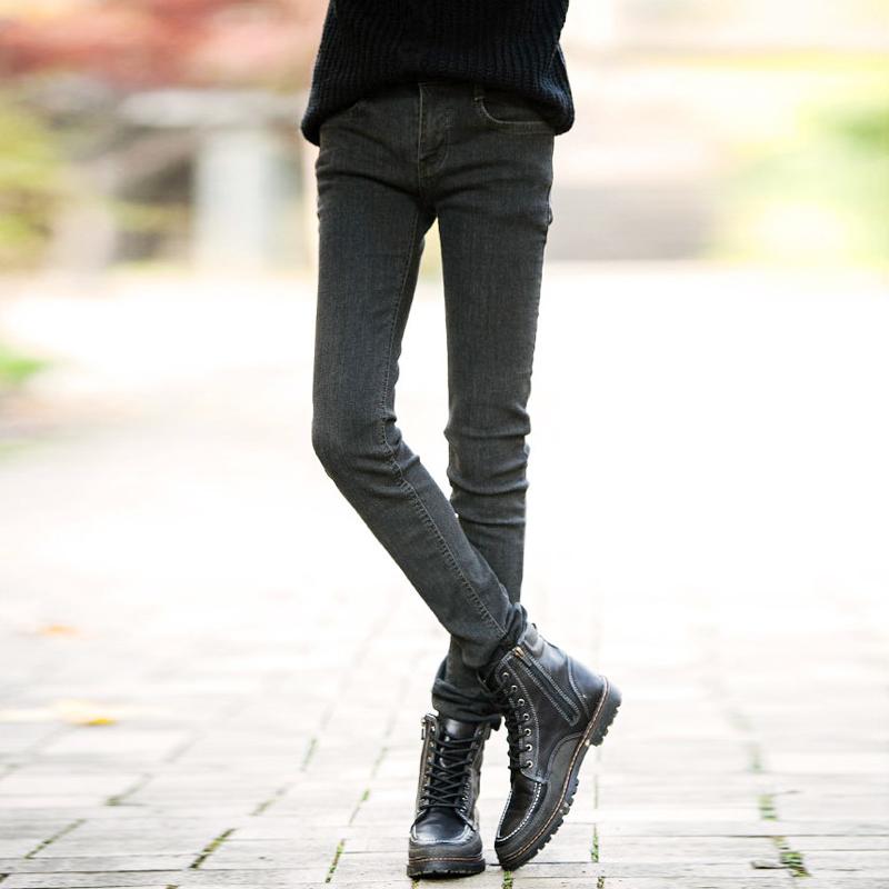 デニムパンツ メンズ 男性用 韓国風 ストレッチ スキニー スリム テーパード ブラック グレー ウォッシュ加工 5ポケット ミドルウエスト ストリート カジュアル クール オールシーズン 普段使い