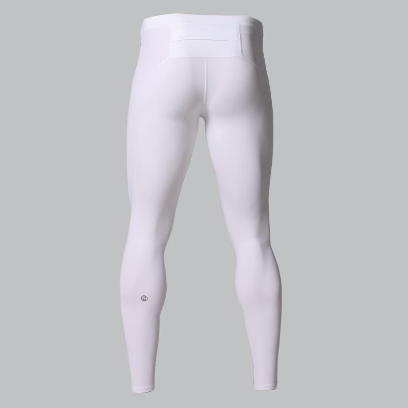 トレーニングパンツ メンズ スポーツ コンプレッション タイツ ロング丈 裏起毛 吸汗速乾 高伸縮性 ランニング ジム フィットネス ヨガ 白 秋冬