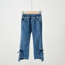 子供服 ジーンズ ジーパン キッズ デニム パンツ ロングパンツ キッズパンツ 長ズボン ボトムス こども コットンジーンズ ガールズ ストレッチパンツ カジュアル おしゃれ