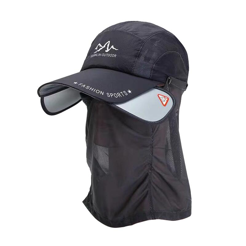 釣り帽子 メンズ アウトドア UVカット 日よけ つば広 春夏 通気性 虫除け 夜釣り ルアーフィッシング キャップ