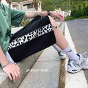 ショートパンツ おしゃれ ショーツ ウィメンズ スポーツショーツ ウィメンズ 快適 ヒョウ柄 ステッチ ビーチパンツ