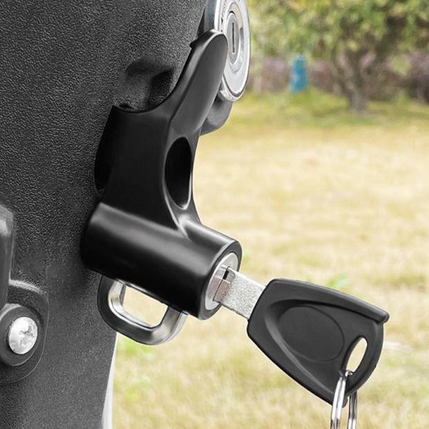 バイク 自転車フック 汎用 ヘルメットロック 鍵 盗難防止 多機能 荷物掛け 荷物収納 電動バイク 電動自..