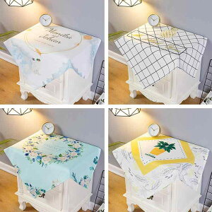 テーブルクロス 防塵カバー 北欧風 シンプルモダン 防水 コットンリネン ベッドサイドテーブル 電子レンジ テレビ 洗濯機 冷蔵庫 多用途 マルチクロス