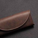 眼鏡ケース メンズ レディース クホースレザー ハンドメイド 革製 軽量 眼鏡 サングラス 収納 アルミ製 携帯用 保護 ハードケース 小物入れ ブラウン ブラ...