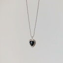 ネックレス レディース 925スターリングシルバー 黒瑪瑙 ハート ボールチェーン レトロ 上品 鎖骨ネックレス ラッキーアイテム 普段使い デイリー パーティー カジュアル プレゼント