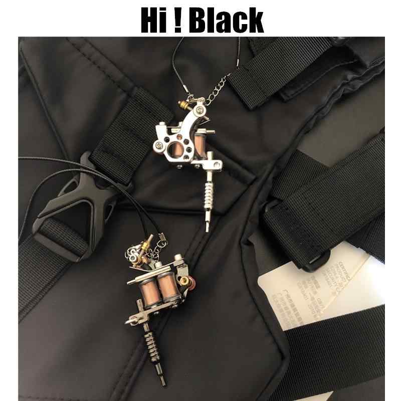 ネックレス 男女兼用 ミニ タトゥーマシン スチームパンク メカニカル ペンダント レトロ アンティーク..